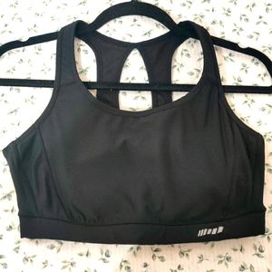 black sports bra size small